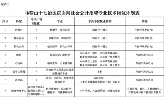2024年马鞍山十七冶医院招聘12人公告-1.png