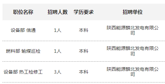 2025陕西能源麟北发电有限公司招聘公告（5人）-1.png